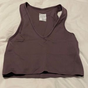 Athleta aurora crop rib tank
